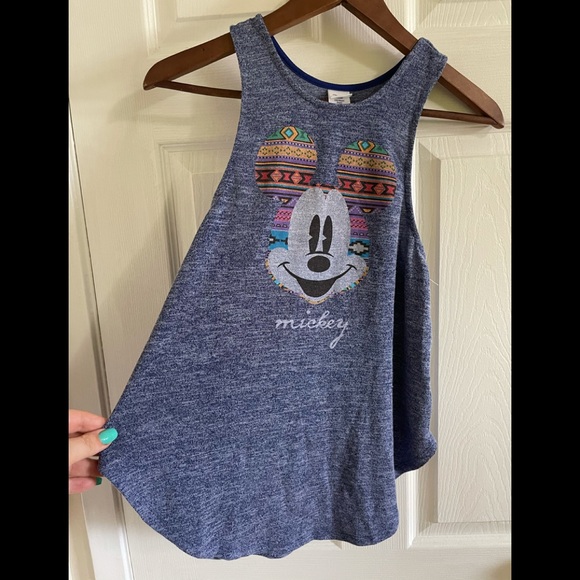 Disney Mickey Mouse blue tank top